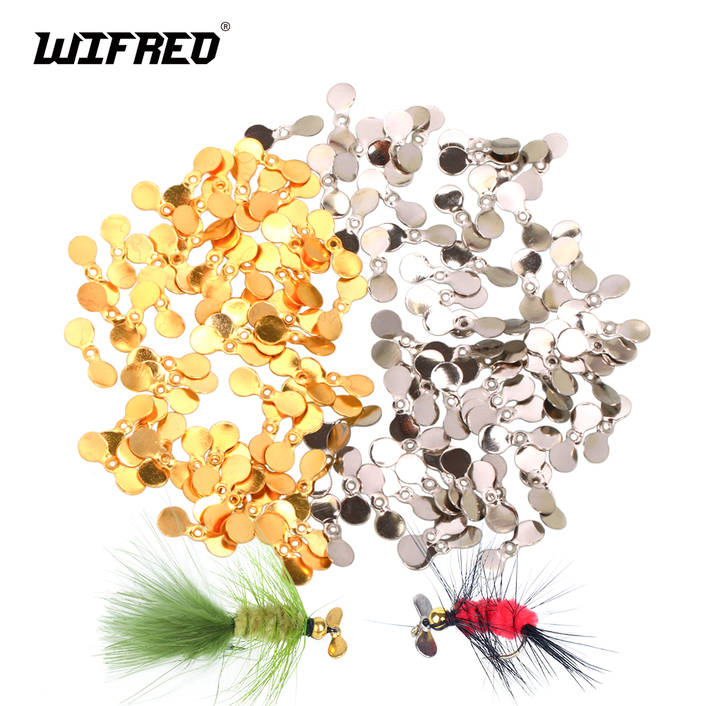 Fishing Lure Blade Bait - Wifreo 40pcs Turbo Propeller Spinner Blade