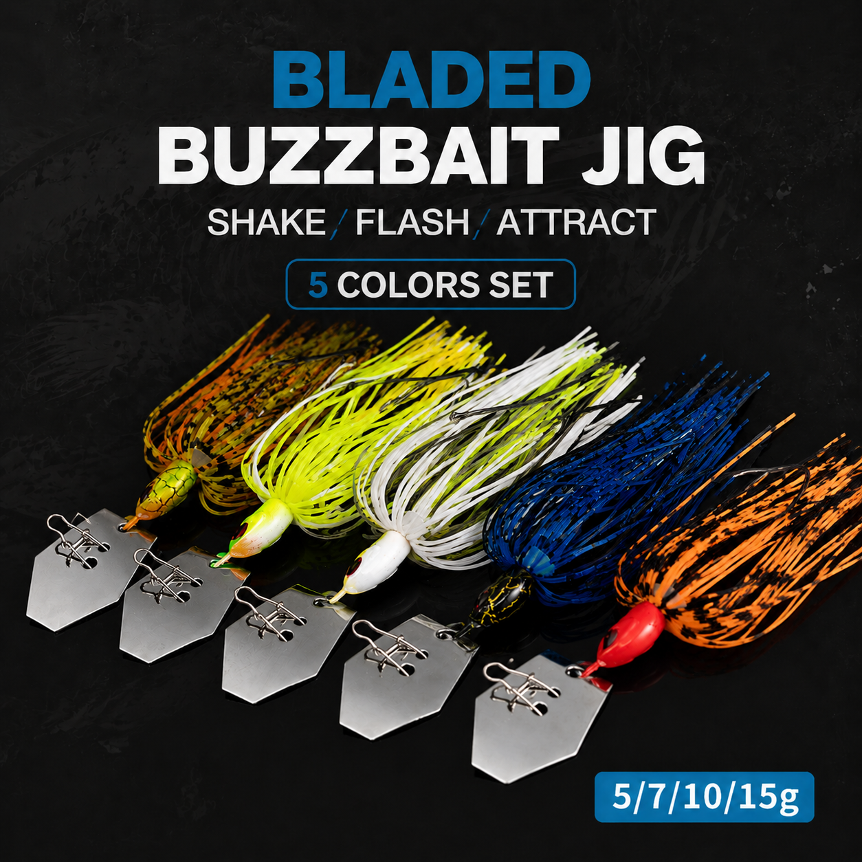 Spinnerbait Lure Set Silicone  - Fishing Lure Blade Bait review and price