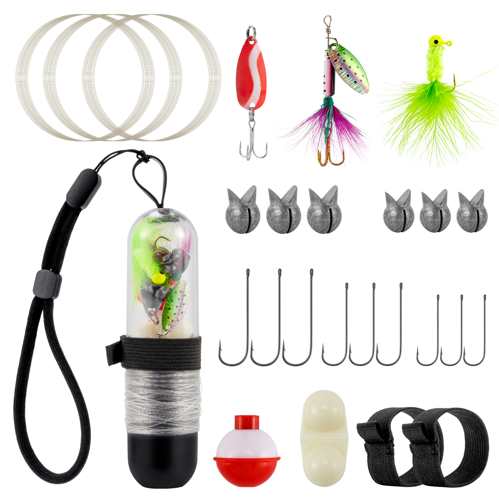 25pcs Survival Fishing Kit Poc - Fishing Lure Spinner review and price