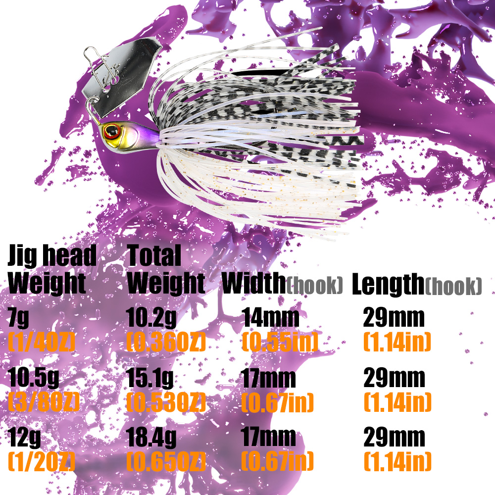 B&U Fishing Lure Chatter Bait  - Fishing Lure Blade Bait review and price