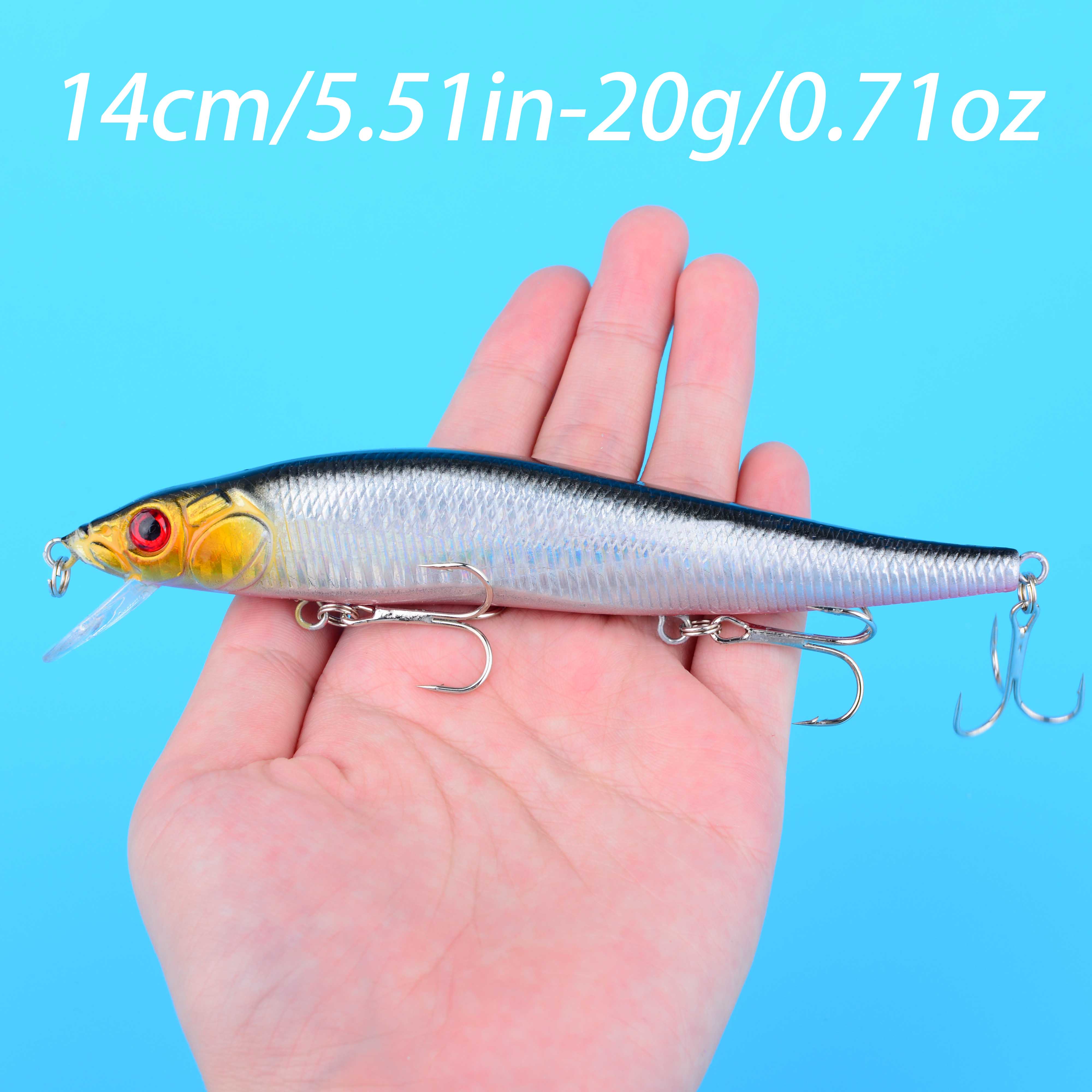 1pc Minnow Fishing Lure Floati - Fishing Lure Jerkbait review and price