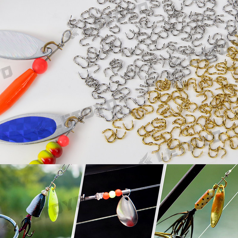 LETOYO 100pcs Folded Clevises  - Fishing Lure Spoon review and price