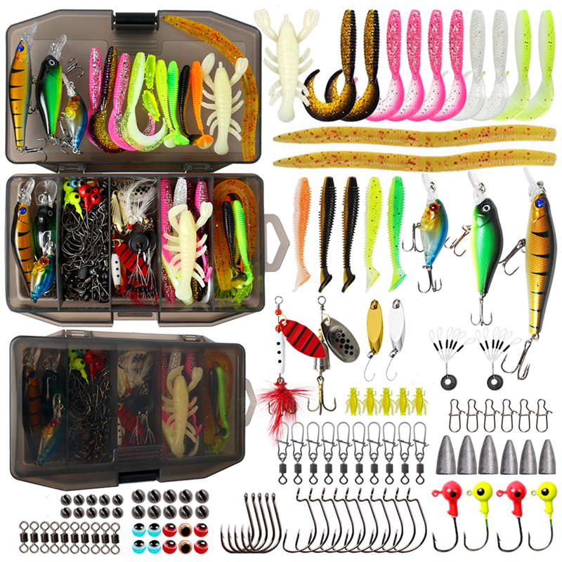 New 120PCS Fishing Lure Set So - Fishing Lure Spoon review and price