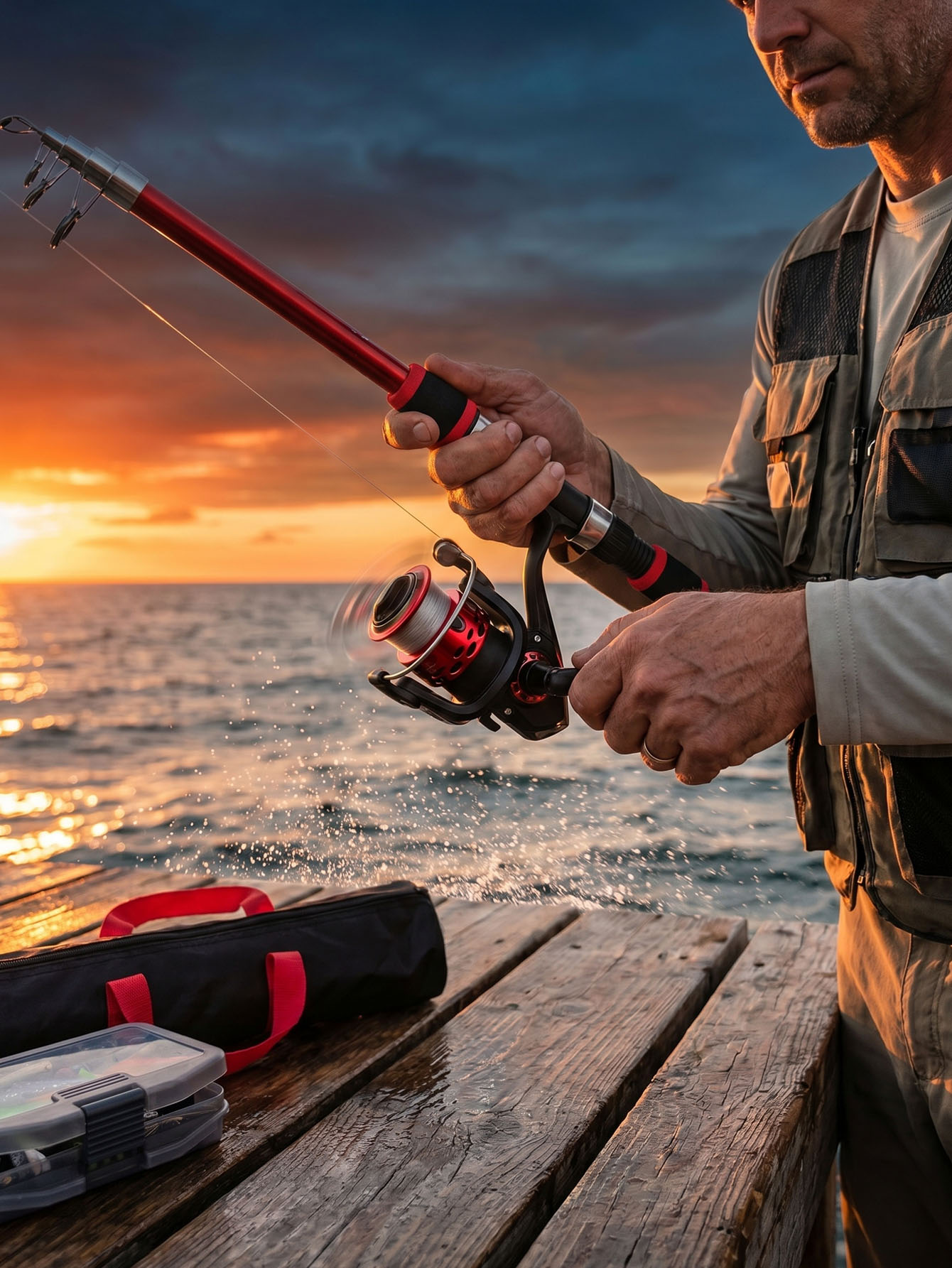 Fishing Rod Reel Combos Collap - Fishing Lure Spinner review and price