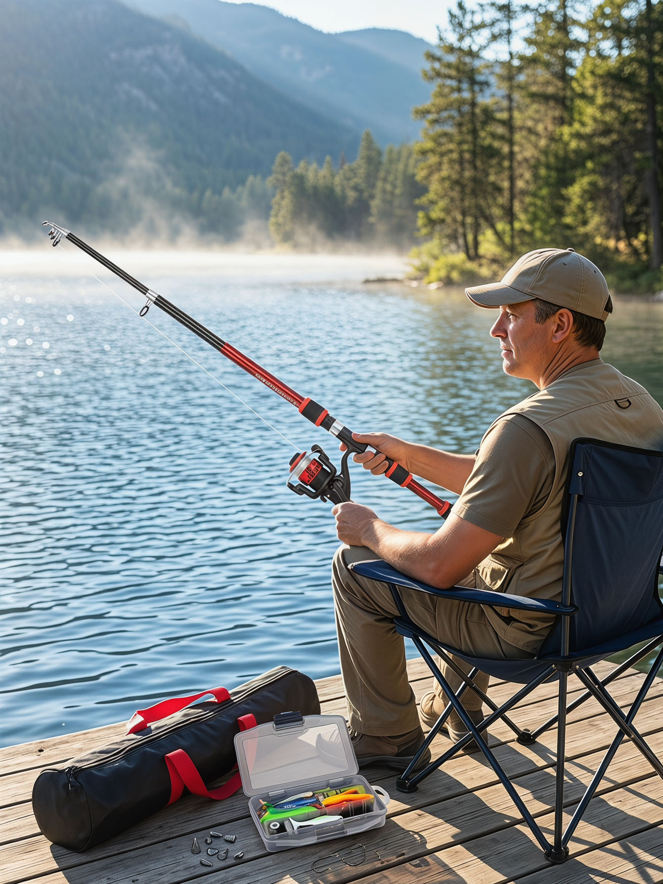 Fishing Rod Reel Combos Collap - Fishing Lure Spinner review and price