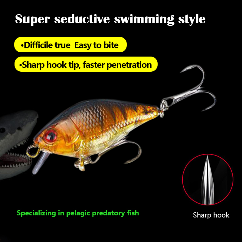 3D Eyes 7.5cm 10.2g Hard VIB L - Fishing Lure Crankbait review and price