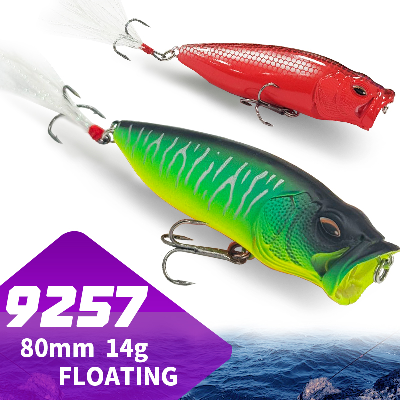 Popper Lure Topwater Bait 80mm - Fishing Lure Popper review and price