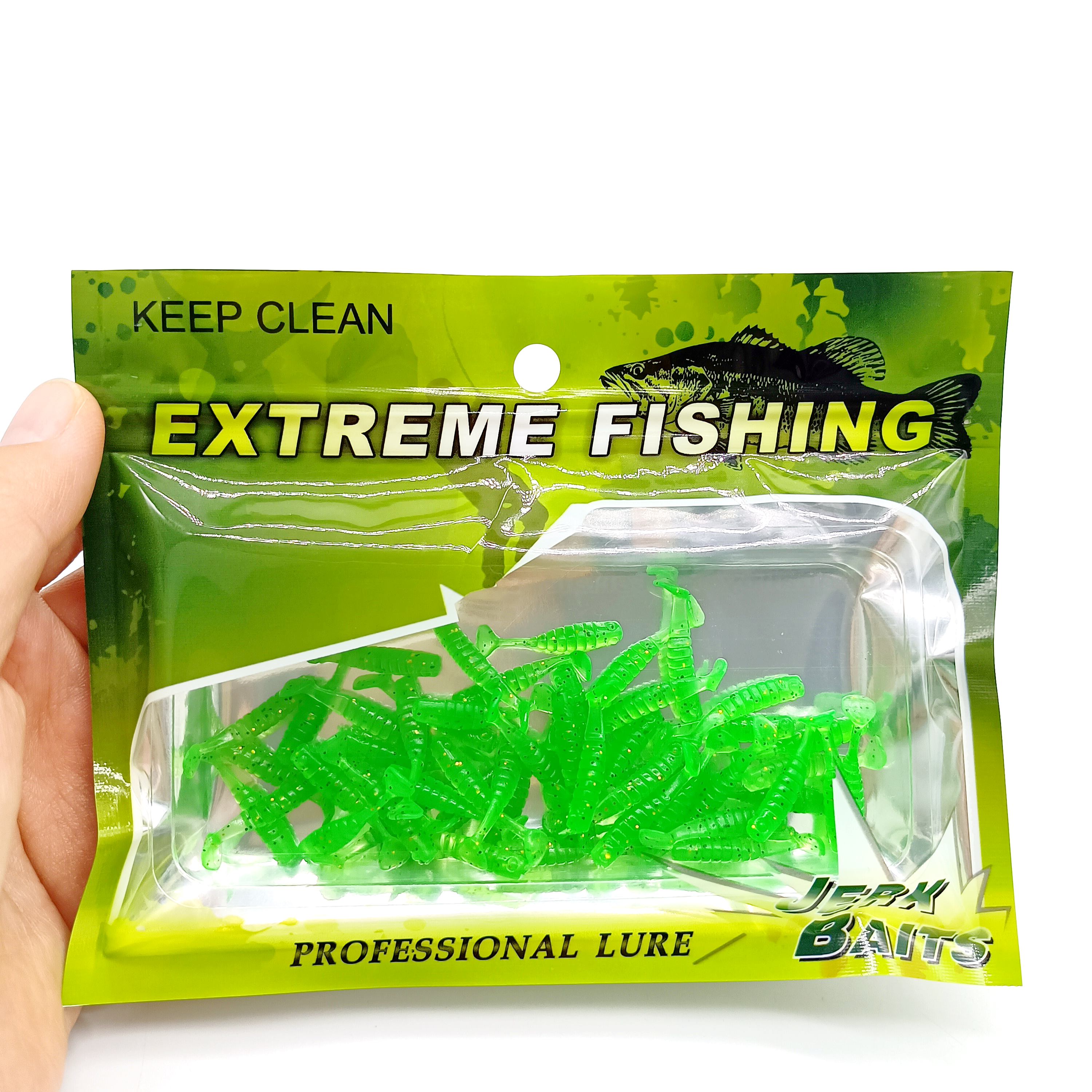 DUODUOYU 50PCS Mini T-tail Sof - Fishing Lure Soft Plastic review and price