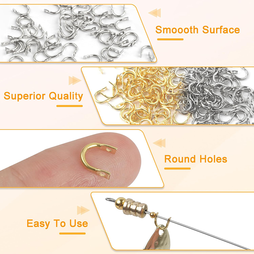 300Pcs Fishing Spinner Clevis  - Fishing Lure Blade Bait review and price