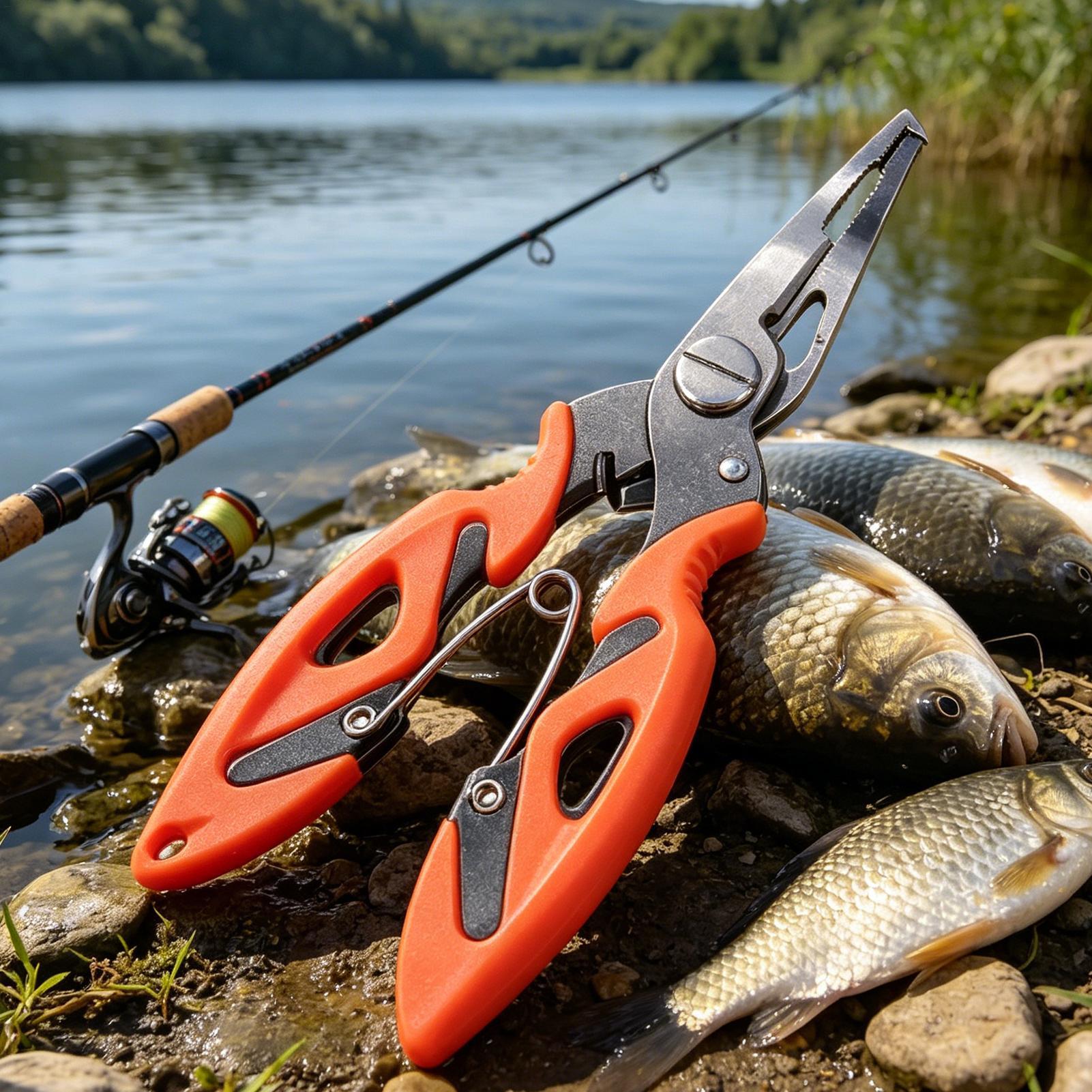 Pliers for Fishing Bent Nose A - Fishing Lure Accessories review and price