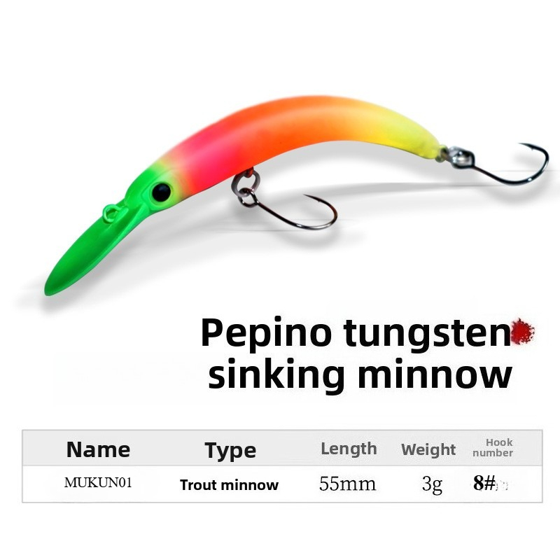 MUKUN 1PCS Mini Minnow Wobbler - Fishing Lure Popper review and price