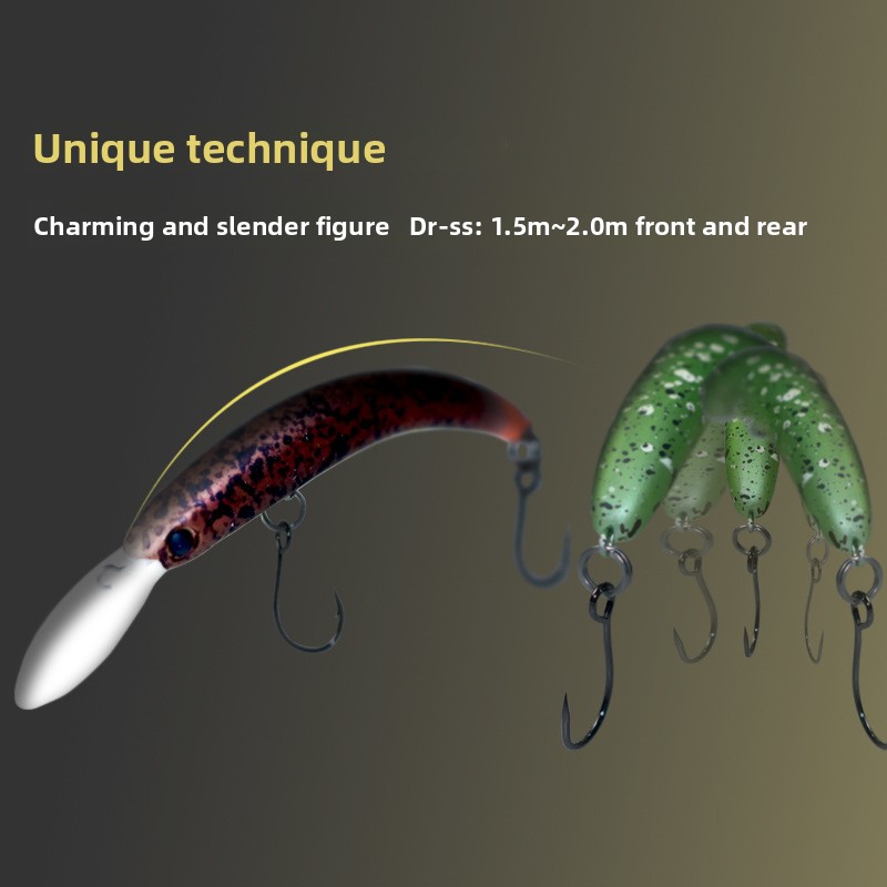 MUKUN 1PCS Mini Minnow Wobbler - Fishing Lure Popper review and price