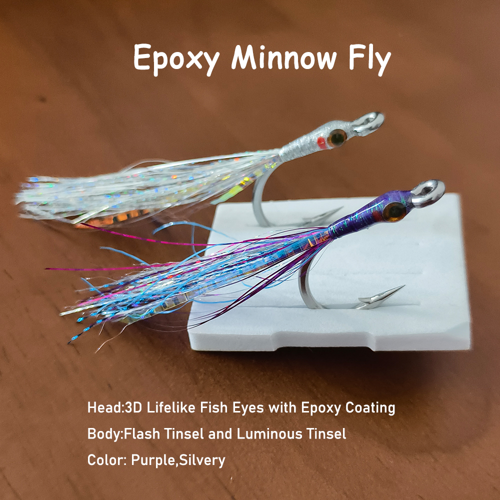 Saltwater Minnow Fly 4/0 Stain - Fishing Lure Swimbait review and price