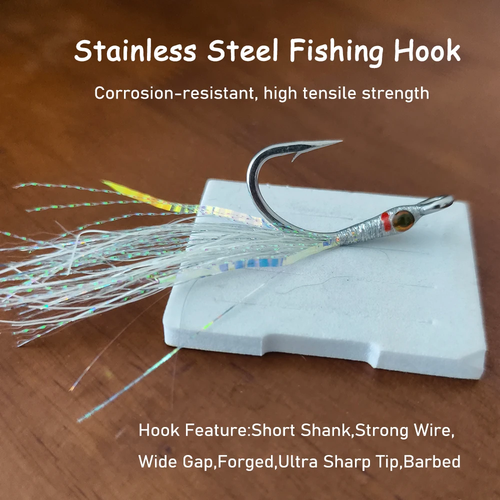 Saltwater Minnow Fly 4/0 Stain - Fishing Lure Swimbait review and price